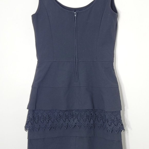 Dynamite Navy Tiered Mini Dress - Picture 2 of 12